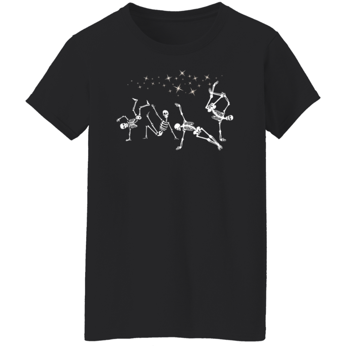 "Breakdancing with the Stars" Skeleton Halloween Tshirt