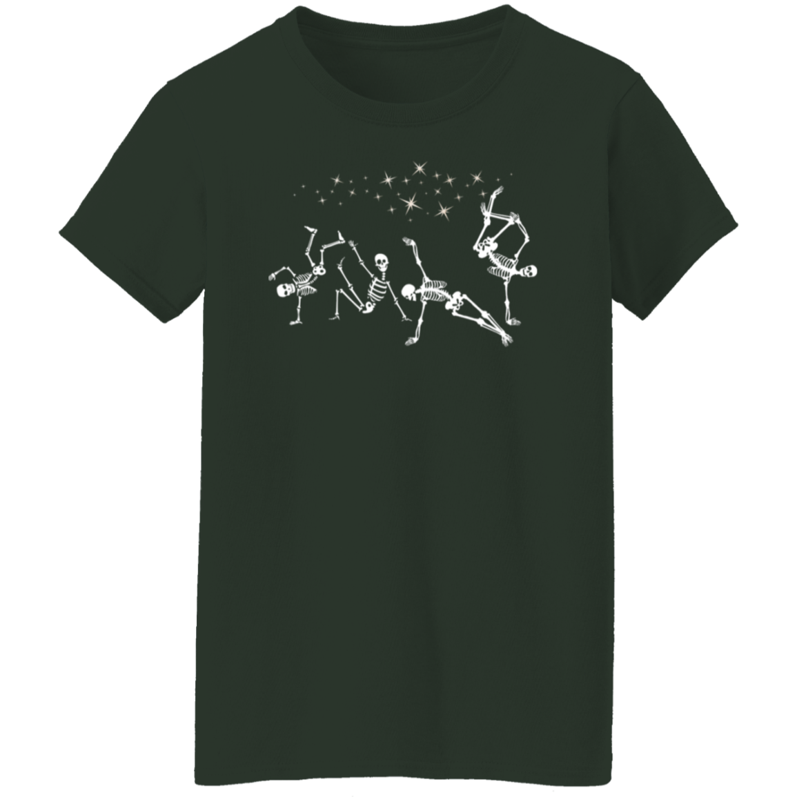 "Breakdancing with the Stars" Skeleton Halloween Tshirt