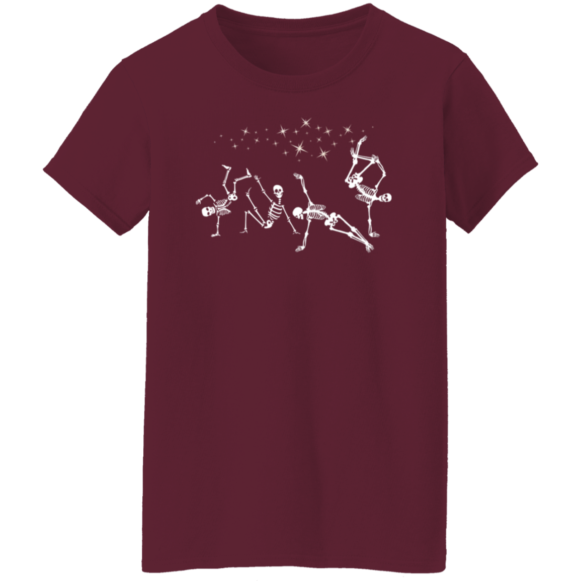 "Breakdancing with the Stars" Skeleton Halloween Tshirt