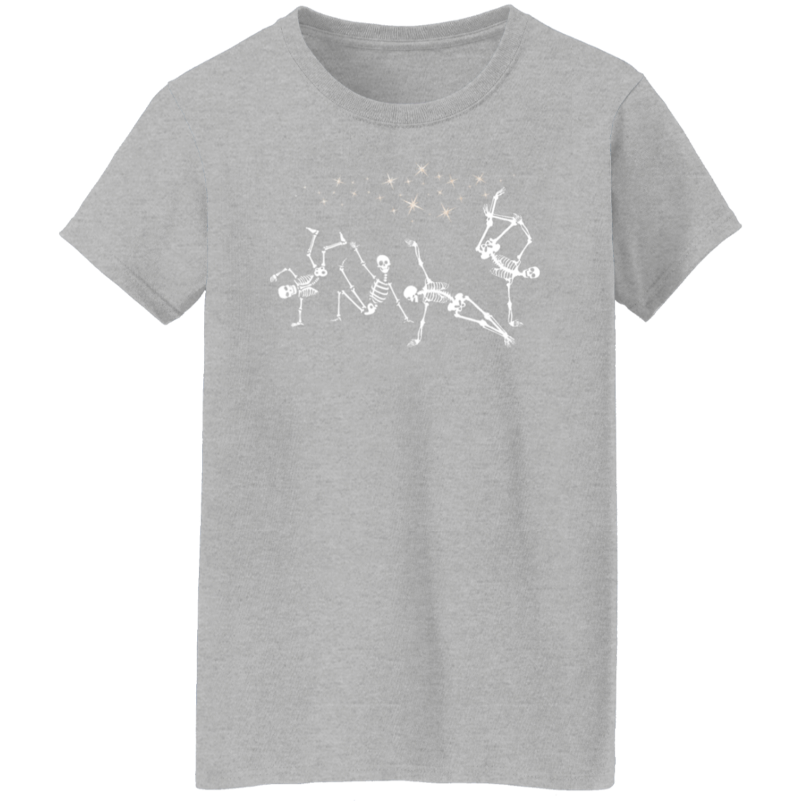 "Breakdancing with the Stars" Skeleton Halloween Tshirt