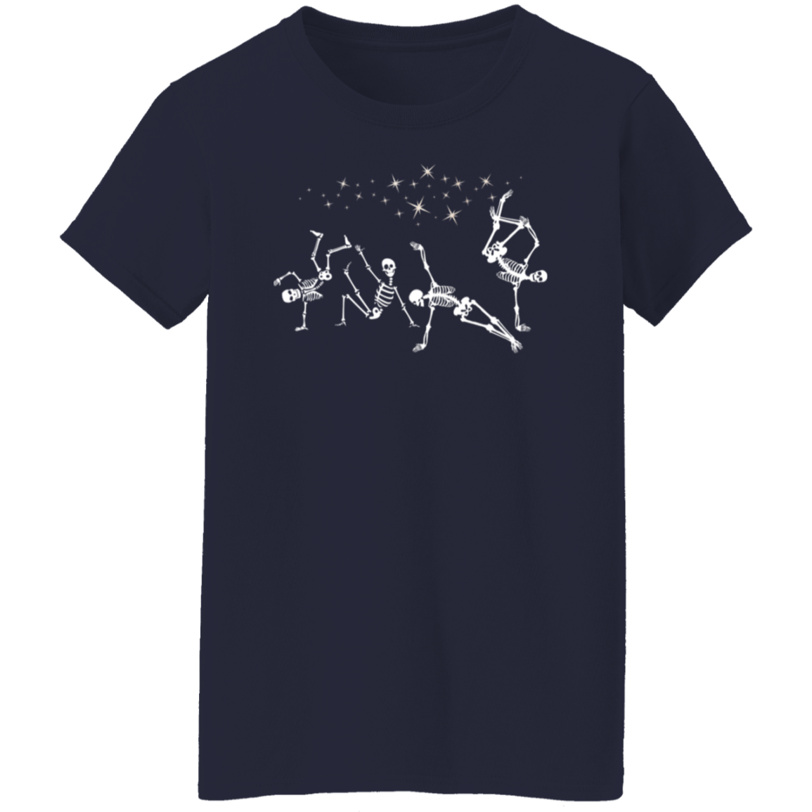 "Breakdancing with the Stars" Skeleton Halloween Tshirt