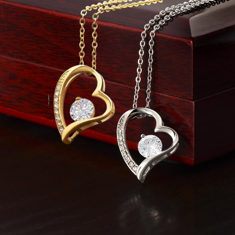 "To My Beautiful Soulmate" Forever Love Necklace with heartfelt Message Card