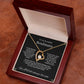 "To My Beautiful Soulmate" Forever Love Necklace with heartfelt Message Card