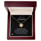 "Follow your Compass" Love Knot Necklace with Message Card