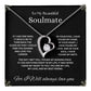 "To My Beautiful Soulmate" Forever Love Necklace with heartfelt Message Card