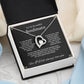 "To My Beautiful Soulmate" Forever Love Necklace with heartfelt Message Card