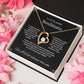 "To My Beautiful Soulmate" Forever Love Necklace with heartfelt Message Card